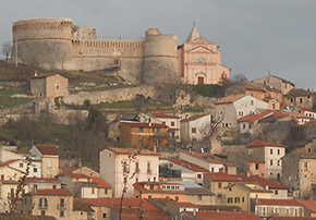 View of Scurcola Marsicana old town centre